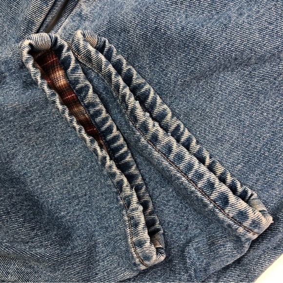 Vintage Cabela’s flannel lined mom jeans 12 - Picture 4 of 9